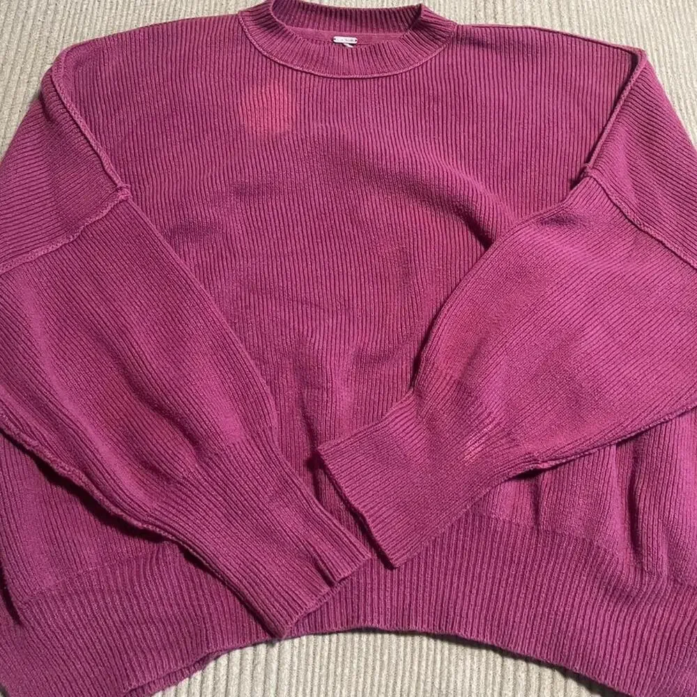 Free People Thick Knit Sweater